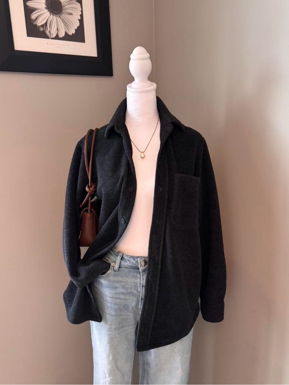 TNA Dark Gray Cozy Jacket - 2XS